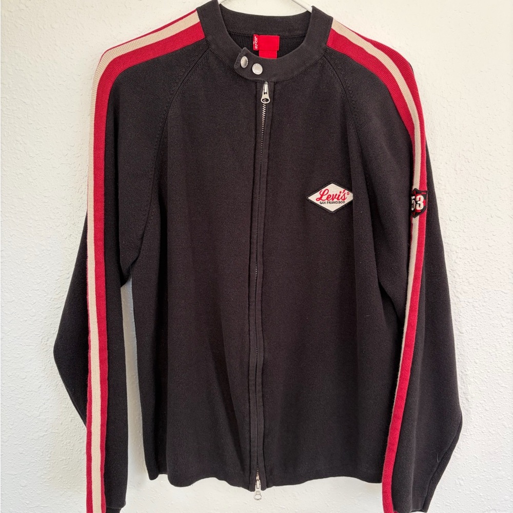 Levi's Vintage Black Zip-Up Sweater